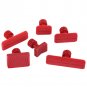 6Pcs Red Car Auto Body Dents Removal Pulling Tabs Paintless Dent Repair Tools