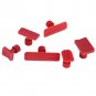 6Pcs Red Car Auto Body Dents Removal Pulling Tabs Paintless Dent Repair Tools