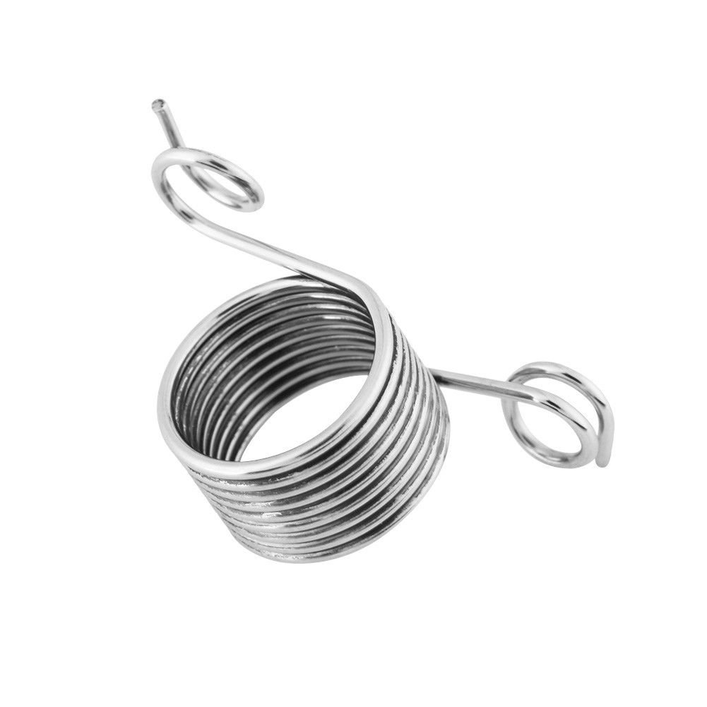 Practical Yarn Spring Guide Metal Braided Knuckle Assistant Knitting Thimble coi