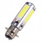 2x White H6M COB LED Motor Bike ATV Headlight Fog Light Bulb PX15d P15D25-1 EL