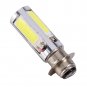 2x White H6M COB LED Motor Bike ATV Headlight Fog Light Bulb PX15d P15D25-1 EL