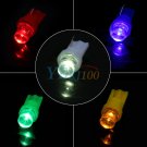 100Pcs T10 158 194 168 W5W Car LED Light Bulbs Lamp White/Blue/Red/Amber/Green