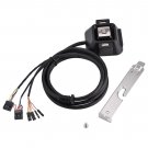 Durable Desktop PC Replacement Power Reset Button Module Switch w/ Dual USB Port