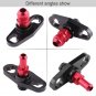 Car Fuel Rail Pressure Regulator Adapter Kit with Fittings for Toyota Nissan
