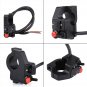 22mm Motorcycle ATV Handlebar Headlight Mount Turn Switch for Honda Yamaha GS
