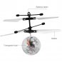 Mini Flash Flying Ball Infrared Induction Colorful LED Disco RC Helicopter Kid