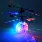 Mini Flash Flying Ball Infrared Induction Colorful LED Disco RC Helicopter Kid