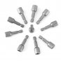 10Pc Set Impact Metric Hex Socket Magnetic Nut Driver Drill Bits 1/4" Shank 42mm