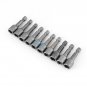 10Pc Set Impact Metric Hex Socket Magnetic Nut Driver Drill Bits 1/4" Shank 42mm