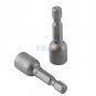10Pc Set Impact Metric Hex Socket Magnetic Nut Driver Drill Bits 1/4" Shank 42mm