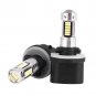 1 Pair 12V 880 Powerful LED Cool White Car Fog Driving Light DRL Head Lamp Bulbs