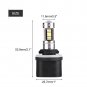 1 Pair 12V 880 Powerful LED Cool White Car Fog Driving Light DRL Head Lamp Bulbs