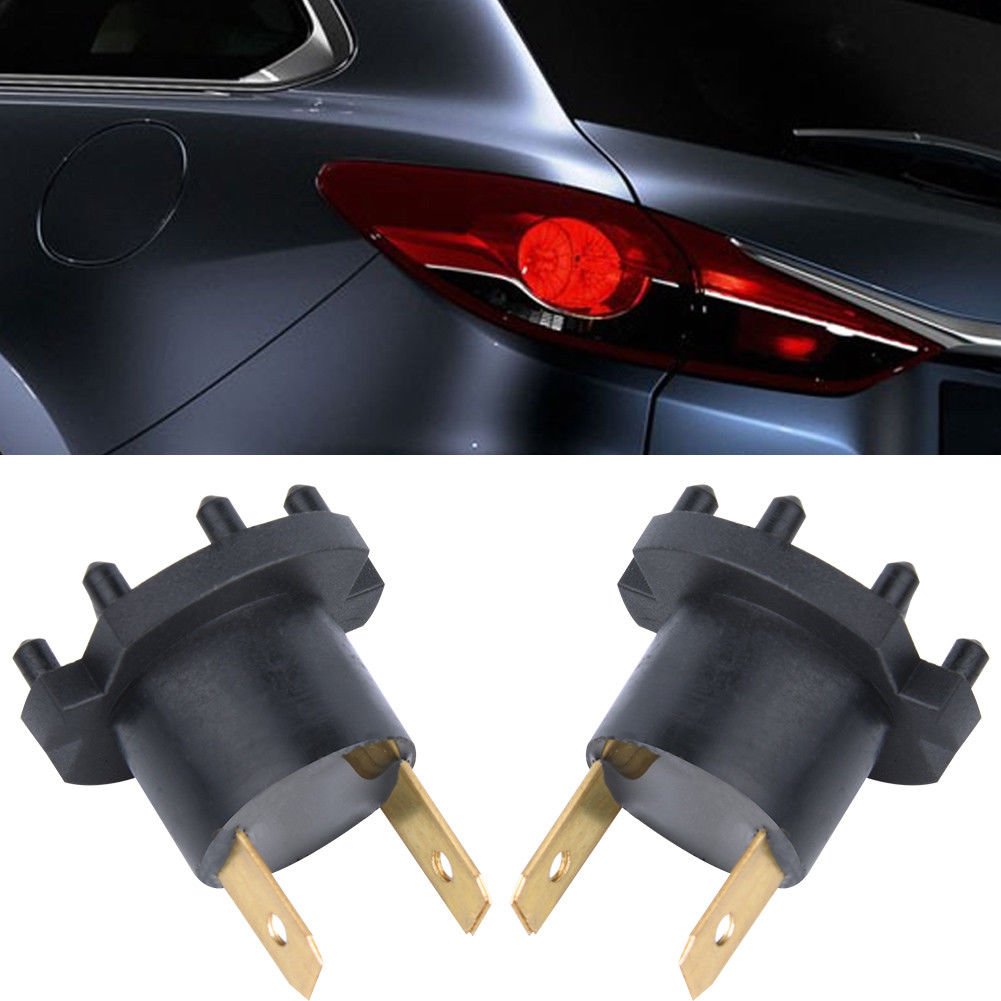 a Pair Auto Car Headlight Bulb Holders Metal Clip for Mazda 3 5 Kawasaki Aprilia