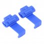 50pcs Blue Scotch Lock Quick Splice 18-14AWG Wire Connector Terminal Crimp Set