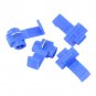 50pcs Blue Scotch Lock Quick Splice 18-14AWG Wire Connector Terminal Crimp Set
