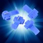 50pcs Blue Scotch Lock Quick Splice 18-14AWG Wire Connector Terminal Crimp Set