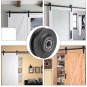2x Sliding Barn Door Hardware Track Kit Closet Window Cupboard Rail Roller Patio