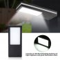 144LED Solar Power PIR Motion Sensor Wall Light Outdoor Garden Yard Patio Lamp