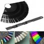 Hot Nail Art False Tips Sticks Practice Display Fan Colour Swatch Design Tool LY