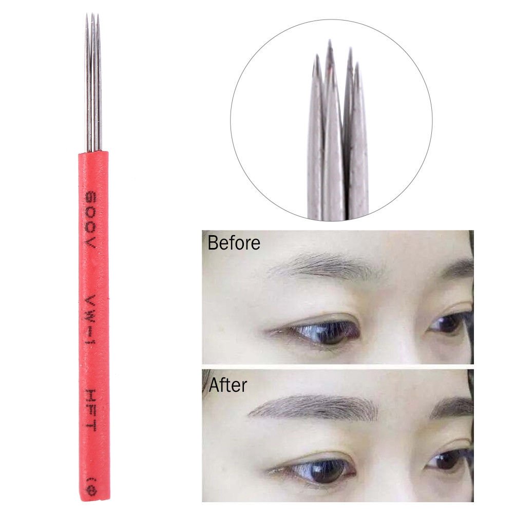 3D Eyebrow R5 Fog Round Needles Semi Permanent Makeup Tattoo Microblading