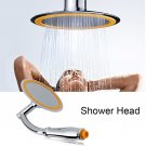 Stainless Steel  Shower Head Round-Shape High Pressure Handheld Bathroom Sprayer