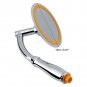 Stainless Steel Shower Head Round-Shape High Pressure Handheld Bathroom Sprayer