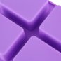 Silicone 4-Cavity Rectangle Soap Cake ice Mold Mould Tray For Homemade Craft DIY