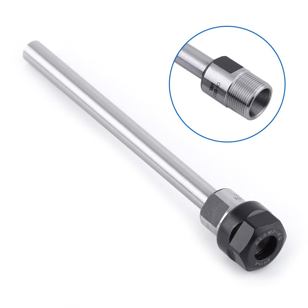 C8-ER11A-100L 8mm Collet Chuck Holder Extension Rod Straight Shank CNC Milling