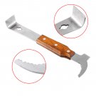 Wooden Handle Bee Hive Hook Scraper Stainless Steel Beekeeping Tool Equipment em