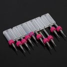 10 Carbide Drill Bits 0.8mm Tungsten Steel Blade CNC/PCB Engraving Bit coi
