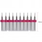10 Carbide Drill Bits 0.8mm Tungsten Steel Blade CNC/PCB Engraving Bit coi