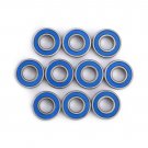 10pc MR115-2RS Double-shielded Miniature Ball Bearings Deep Groove 5x11x4mm Blue