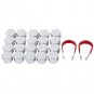 20Pcs 17mm Wheel Lug Nut Bolt Hub Screw Cover Tyre Protective Caps Decor