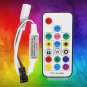 Wireless RF Remote controller 17 keys WS2812B/WS2811 LED Strip DC5-24V