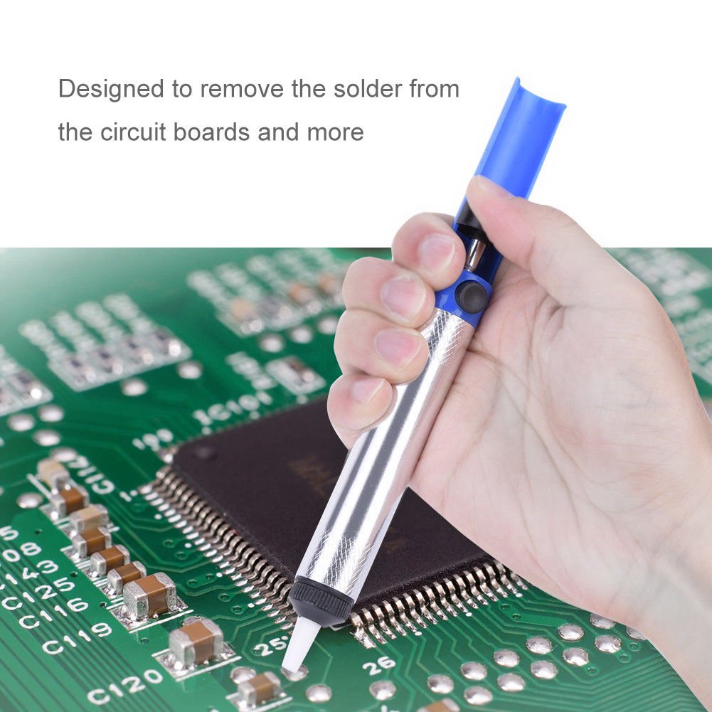 Manual Solder Irons Sucker Desoldering High Vacuum Pump Remover PC Repair Tool