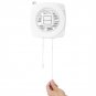 220V 12W Air Vent Ventilation Exhaust Fan Bathroom Home Kitchen Window WallMount