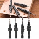 1/4" Adjustable Hex Shank Drill Bits Quick Change Countersink Woodworking Tool