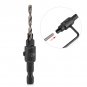 1/4" Adjustable Hex Shank Drill Bits Quick Change Countersink Woodworking Tool