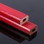 New Red Octagonal Wooden Carpenter Pencil Builder Hand Tool Working Marker