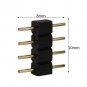 100pcs 8 * 10mm 4Pin Male Plug Adapter Connector Needle for RGB LED Strip Light