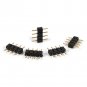 100pcs 8 * 10mm 4Pin Male Plug Adapter Connector Needle for RGB LED Strip Light