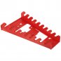 9 Slot Red Wrenches Rack Standard Organizer Holder Tools Save Space Plastic