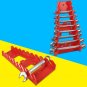 9 Slot Red Wrenches Rack Standard Organizer Holder Tools Save Space Plastic