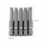 5x 50mm S2 Alloy 1/4" Hex U-shaped Head Screw Driver Bits Magnetic Tip Hand Tool