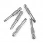 5x 50mm S2 Alloy 1/4" Hex U-shaped Head Screw Driver Bits Magnetic Tip Hand Tool