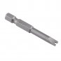 5x 50mm S2 Alloy 1/4" Hex U-shaped Head Screw Driver Bits Magnetic Tip Hand Tool