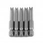 5x 50mm S2 Alloy 1/4" Hex U-shaped Head Screw Driver Bits Magnetic Tip Hand Tool