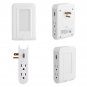 US Plug LED Night Light Sensor Dual USB Wall Plate Charger For Mobile Phone Pad