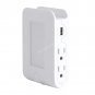 US Plug LED Night Light Sensor Dual USB Wall Plate Charger For Mobile Phone Pad