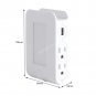 US Plug LED Night Light Sensor Dual USB Wall Plate Charger For Mobile Phone Pad